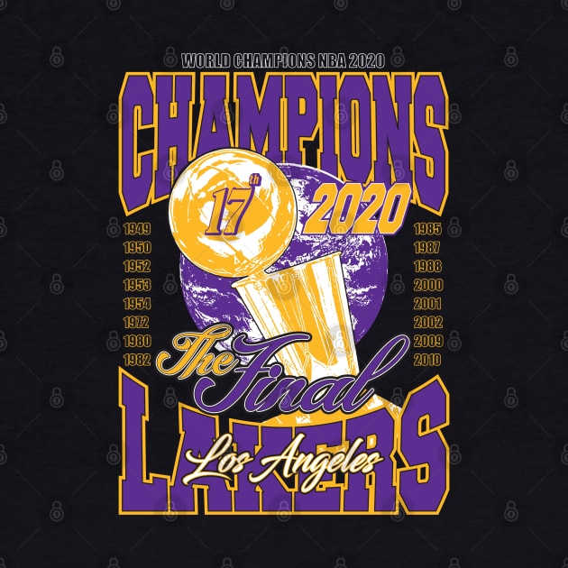 2020 NBA Finals Champions Los Angeles by Vamos Store
